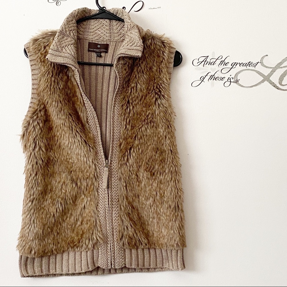 Fenn Wright Manson sweater Mob Wife Y2K vest